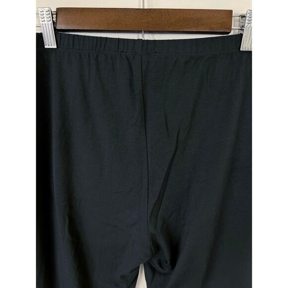 Eileen Fisher Black Stretch Tencel Ankle Leggings size Small - Picture 6 of 12